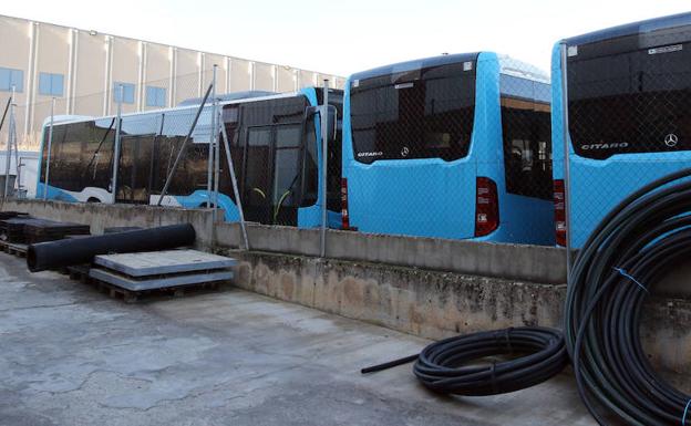 Los nuevos autobuses urbanos ya están en Segovia El Norte de Castilla
